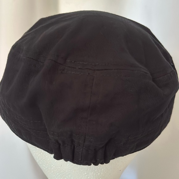 Pit Bull Black Rhinestone Embellished Cadet Cap (900) - Picture 4 of 10